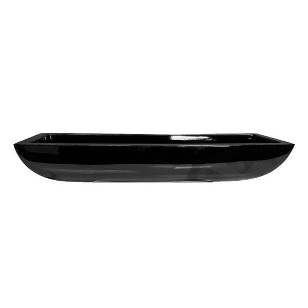 Black Fiberstone Planter