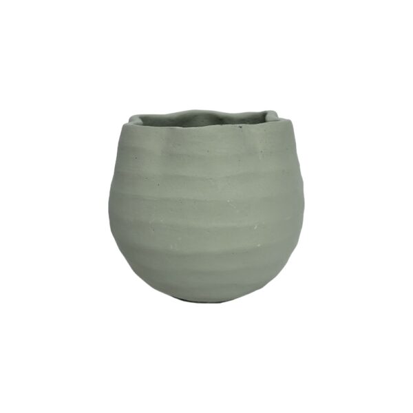 Horizontal Ribbed Vase