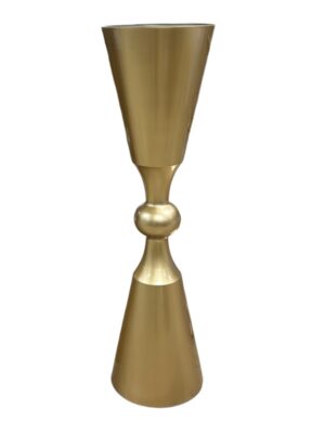 Metal Chess Piece Vase