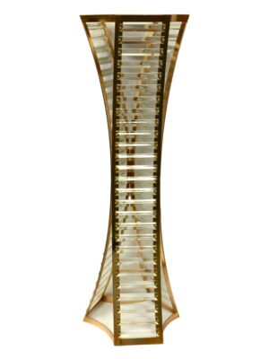 Ribbed Metal Stand