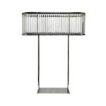 Oval Multi Crystal Candleholder Stand