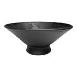Compote Vase w/ Textured Interior