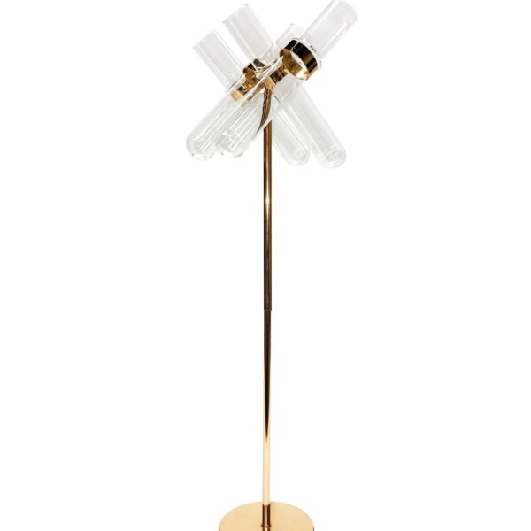 Gold Metal Bud Vase Stand