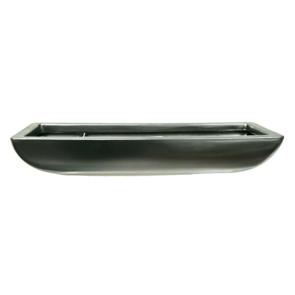 Black Fiberstone Planter