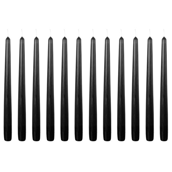 Black Tapered Candle