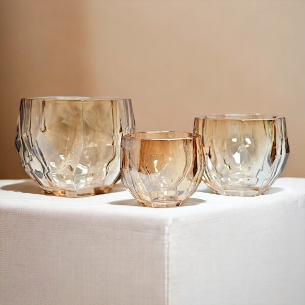 Textured Glass Vase