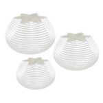 Ridged Glass Vase