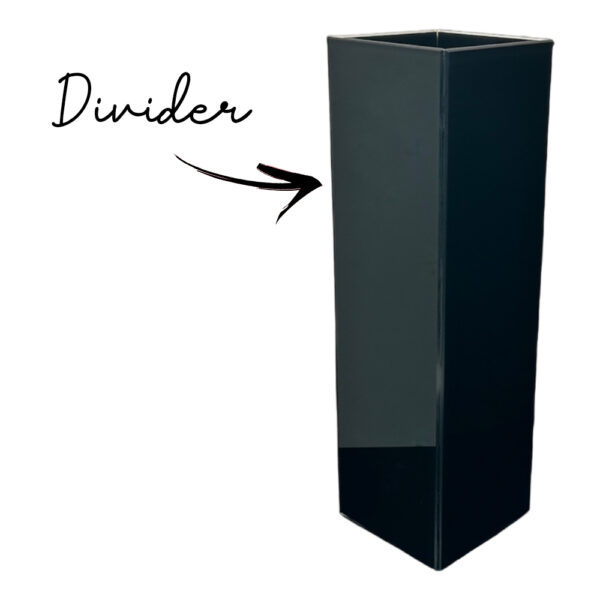 Reversible Black Square Vase