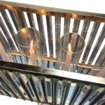 Oval Multi Crystal Candleholder Stand