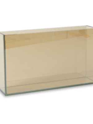 Champagne Rectangle Glass Vase
