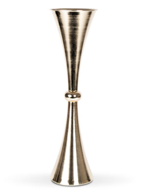 Gold Trumpet Vase