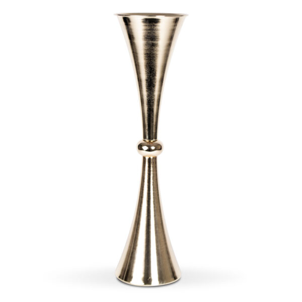 Gold Trumpet Vase