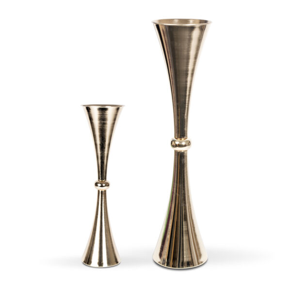 Gold Trumpet Vase