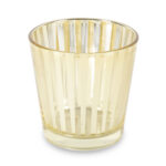 Clear Glass Round Empty Votive Holder