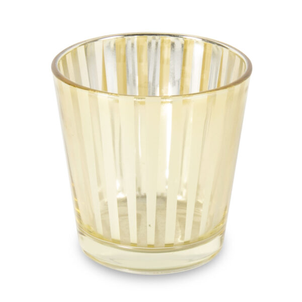 Clear Glass Round Empty Votive Holder
