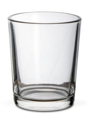 Clear Glass Round Empty Votive Holder