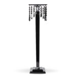 Black Glass Square Stand