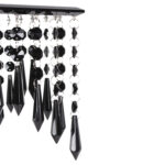 Black Glass Square Stand